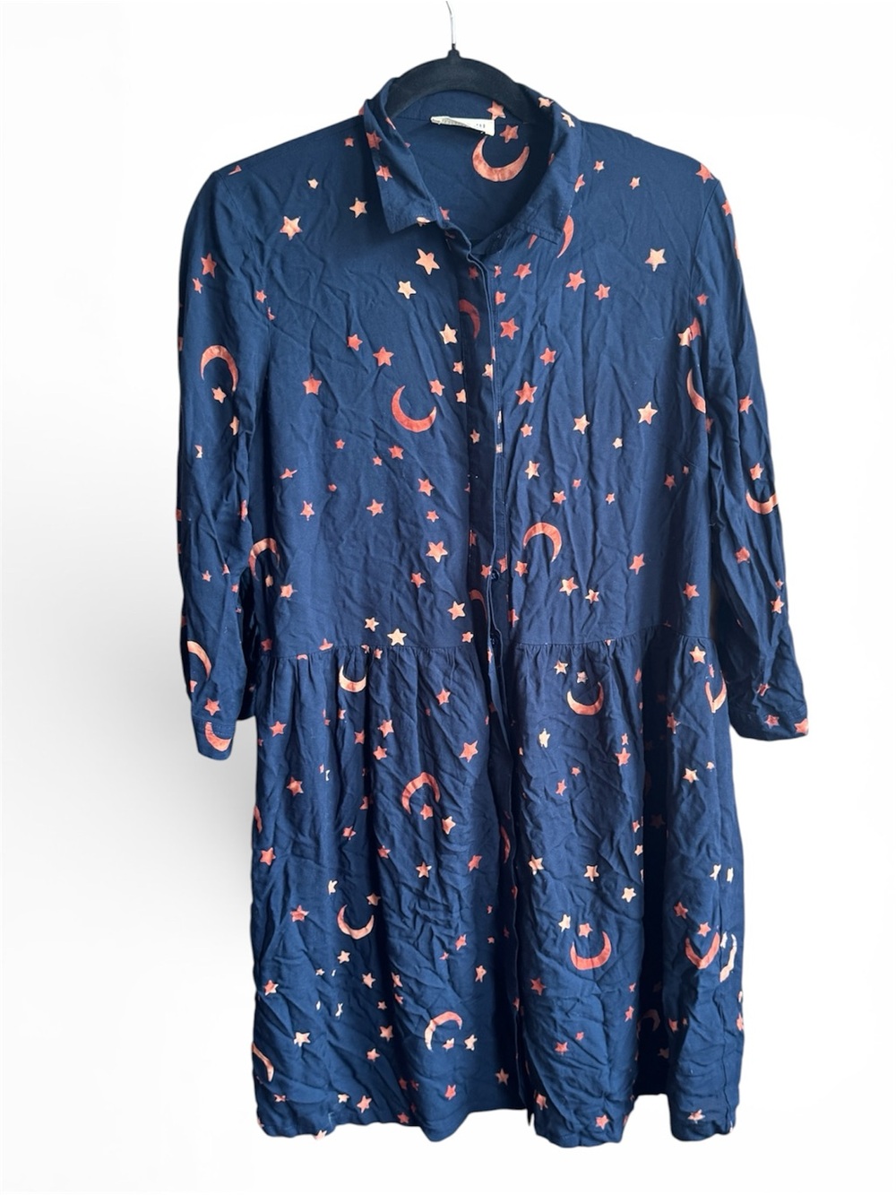 Modcloth- Whimsygoth babydoll dress with Pockets Navy Size 8 US